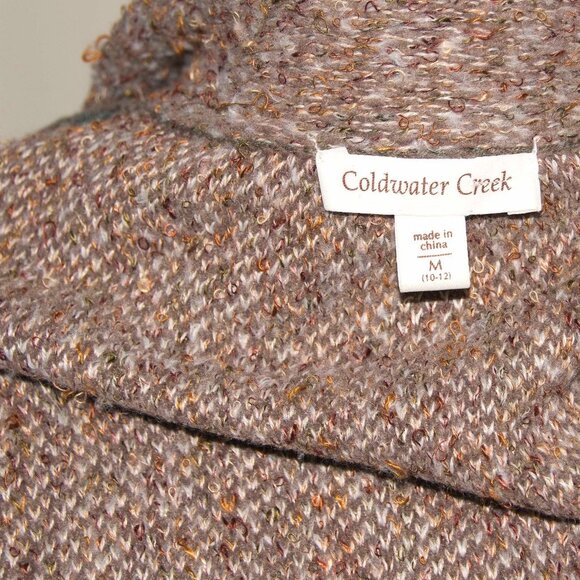 Coldwater Creek Tweed Knit Jacket M - Picture 7 of 8